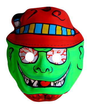 Green Halloween Mask