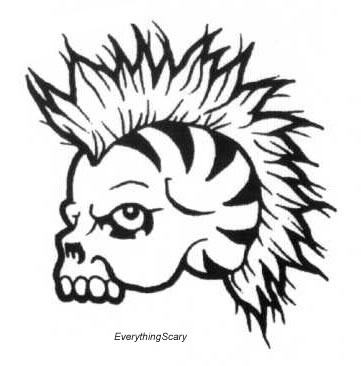 Mohawk Skull